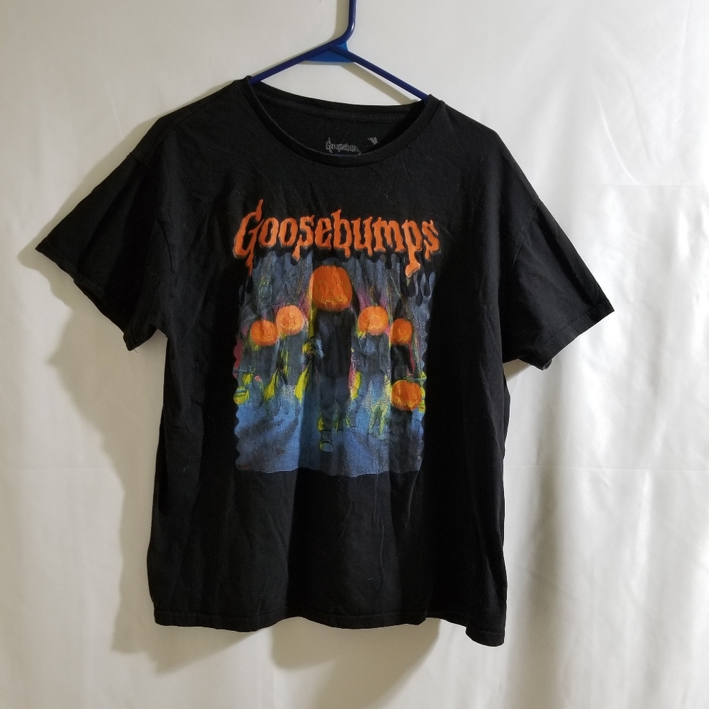 Goosebumps Women's Size L Black  Attack Of The Jack O' Lanterns T-Shirt